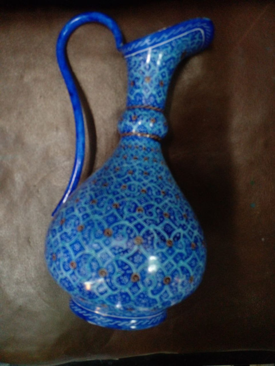 پارچ دستهدار ۲۵ سانتیمتری شفاف