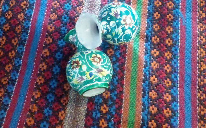 گلدان نقلی میناکاری کوچک