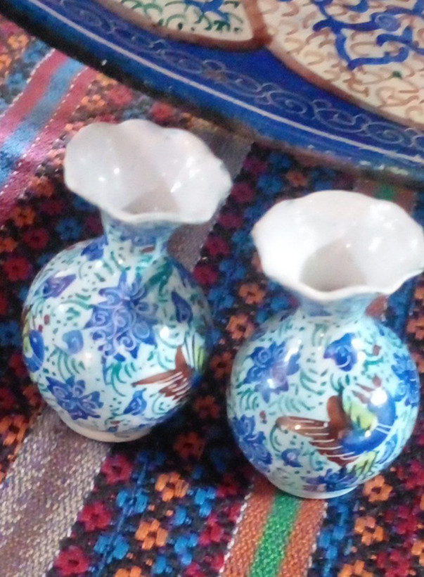 گلدان نقلی میناکاری کوچک